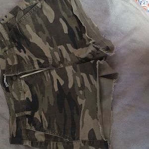 Camo shorts from Express